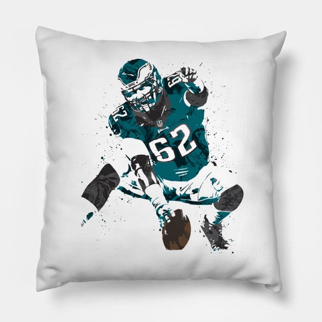 Jason Kelce The Retired Legend Pillow by RansomBergnaum