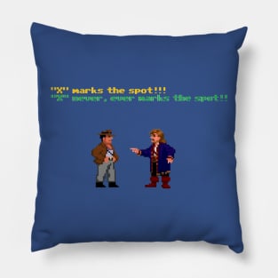 Indy vs. Guybrush!!! Pillow