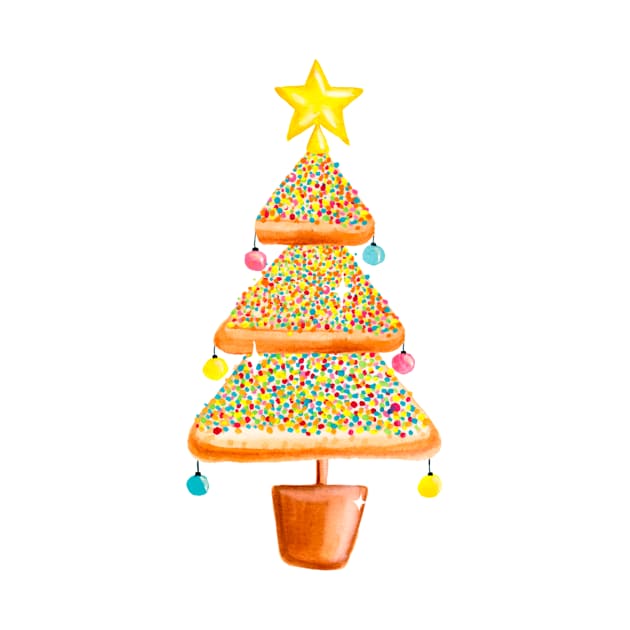 Fairy Christmas Fairy Bread Pink by Rolfober