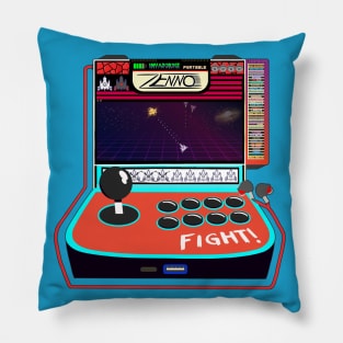 Invad3rDiz Retro Zenno Arcade Pillow