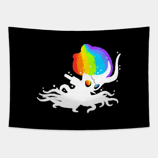 Rainbow Broken Vessel [WHITE] Tapestry by cobaltoast