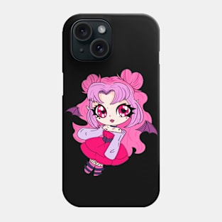 chibi pink vampire girl Phone Case