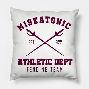 MU Fencing Team Maroon Pillow