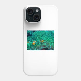 Clownfish in the Sea Anemone Phone Case