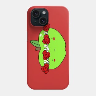 Flower Crown Green Apple Phone Case