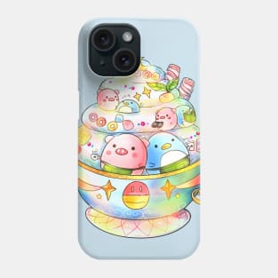 Mr. Piggy & Cool Penguin's Latte Phone Case