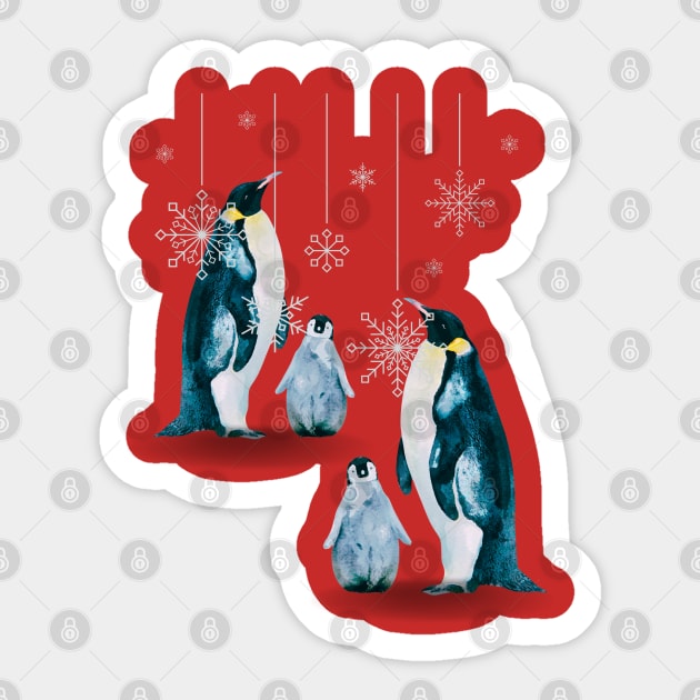 Winter stickers for kids  Penguin printable (2936592)