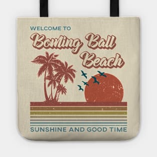 Bowling Ball Beach Retro Sunset - Bowling Ball Beach Tote