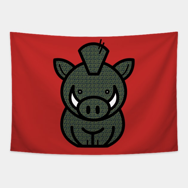 RoboPig Tapestry by PGMcast