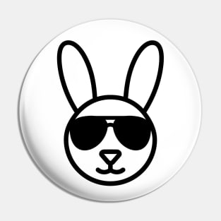 Bunny With Sunglasses Pin