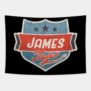 james taylor vintage art Tapestry