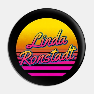 Linda Personalized Name Birthday Retro 80s Styled Gift Pin