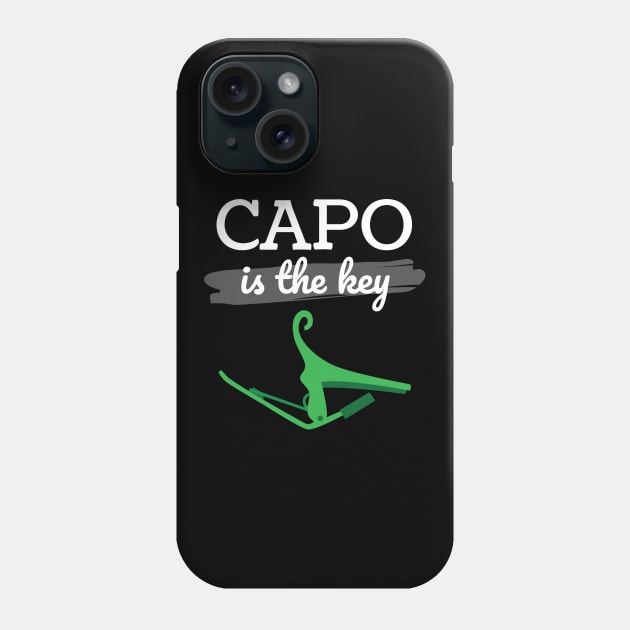 Capo is the Key Green Capo Dark Theme Phone Case by nightsworthy