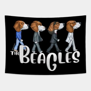 The Beagles THREE Tapestry