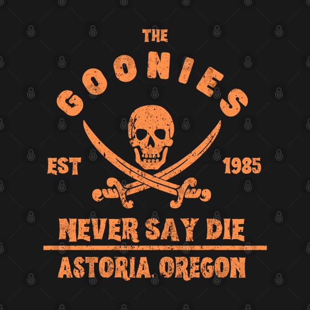 The Goonies Never Say Die Gold by Draw One Last Breath Horror 