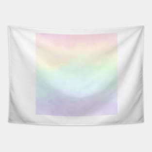 Rainbow Pastel Watercolor Gradient Tapestry