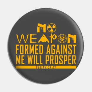 No Weapon Formed Pin