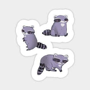 Cartoon raccoons Magnet