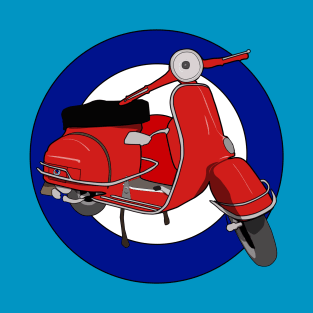 Vespa Mod Circle T-Shirt