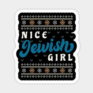 Nice Jewish Girl, Just Like Bubbe Said Holiday Magnet