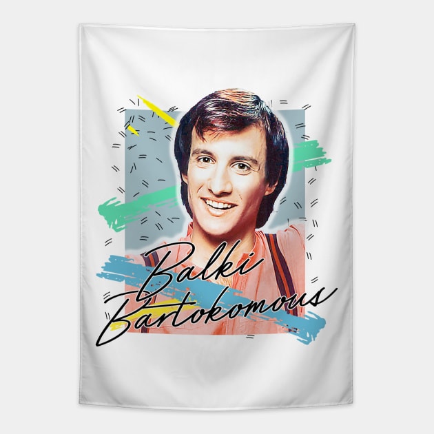 Balki Bartokomous / 1980s Aesthetic Fan Art Design Tapestry by DankFutura