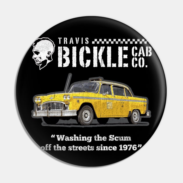 Bickle Cab Company Pin by Alema Art