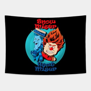 Snow Miser Heat Miser Tapestry