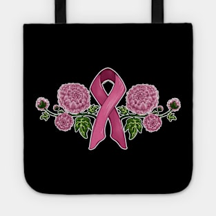 Breast Cancer Support - Black Tote