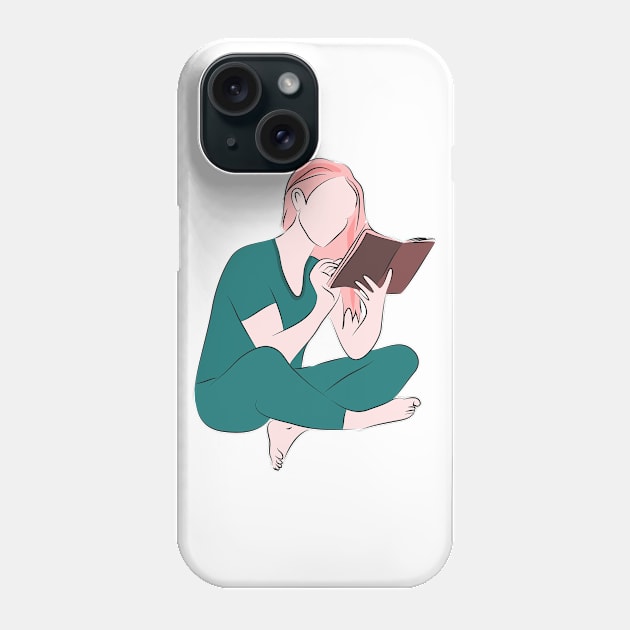 Reading Phone Case by agnesewho