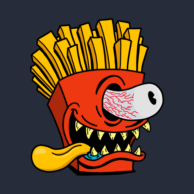 Fries monster by ogeraldinez