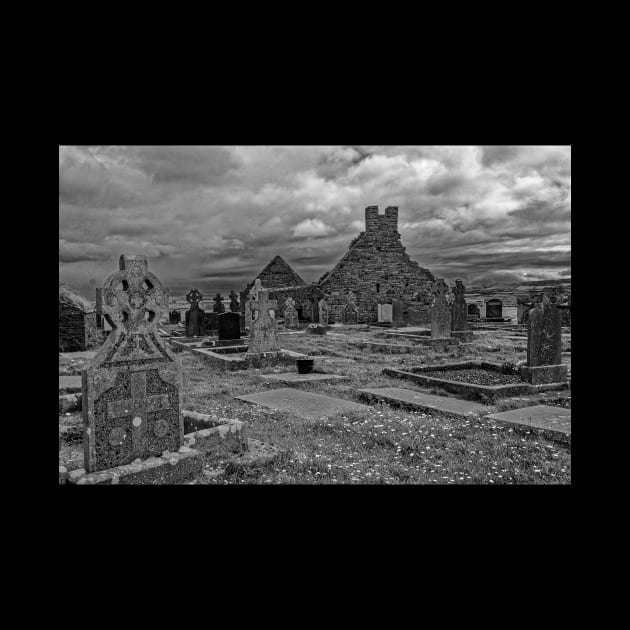 The Ruins of St John's Church, Ireland - BW by BrianPShaw