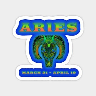 Aries 9b Blue Magnet