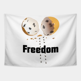 Freedom after quarantine Tapestry