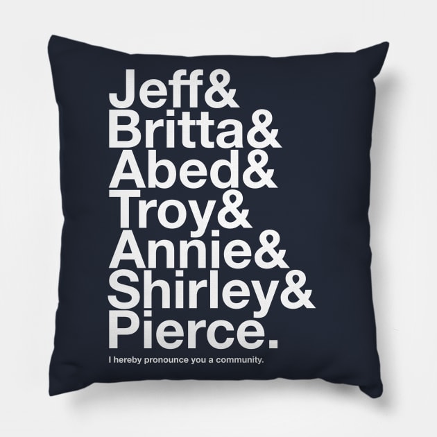 Community Jetset Pillow by huckblade