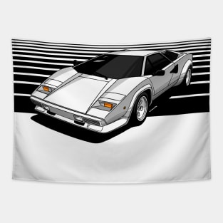 The amazing supercar drawing for clear backgrounds Tapestry