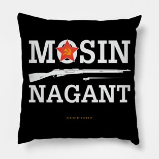 Mosin nagant Russia (on dark) Pillow