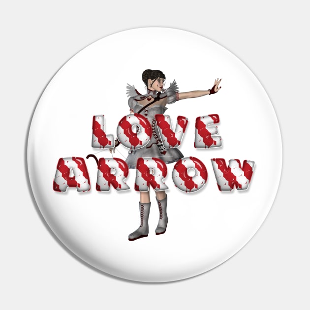 Love Arrow Pin by teepossible