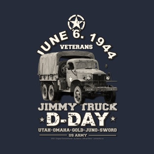 REMEMBER D-DAY Jimmy Truck Veterans T-Shirt