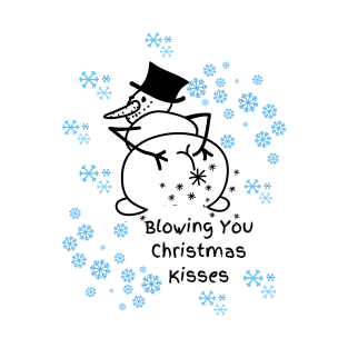 Blowing You Christmas Kisses T-Shirt