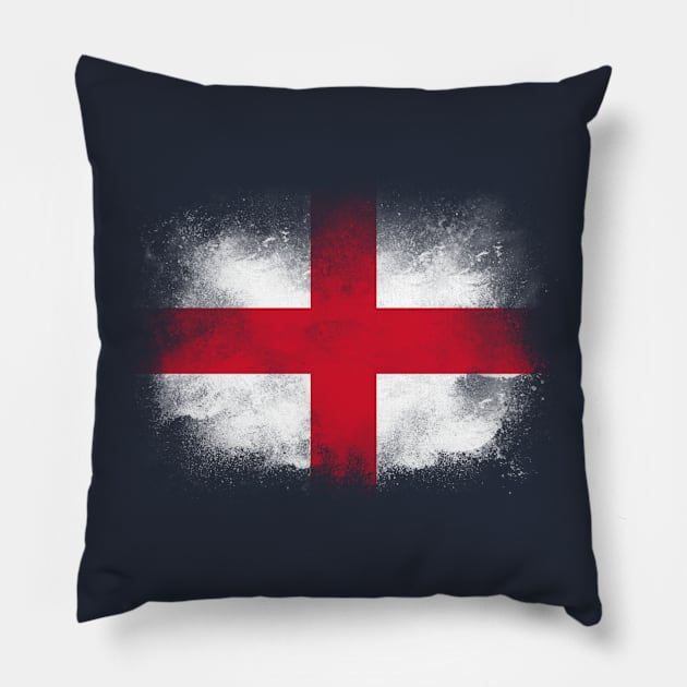 England flag isolated Pillow by psychoshadow