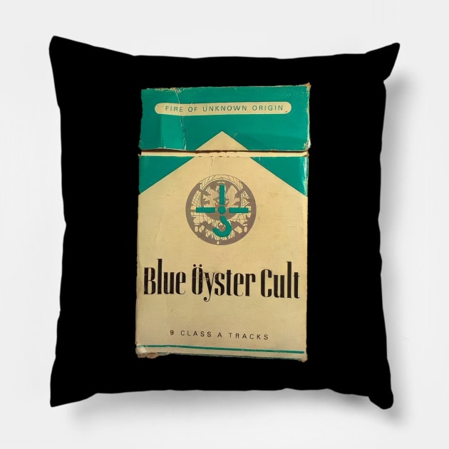 Blue oyster Pillow by Basourat