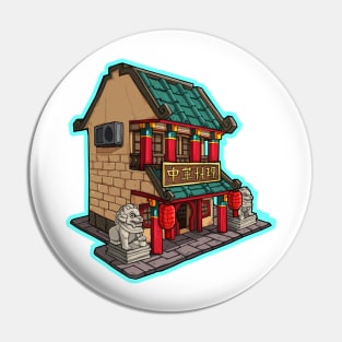 Stylize Building  Chinese restaurant Pin