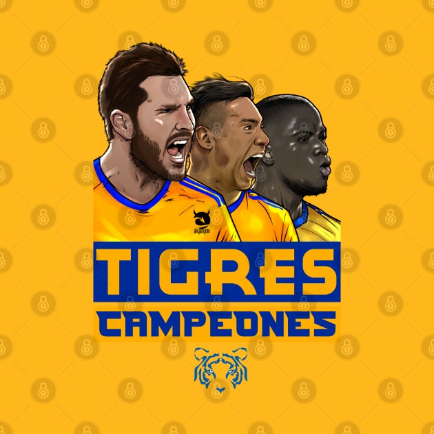 Tigres Campeones by akyanyme