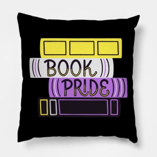 Nonbinary Book Pride Pillow