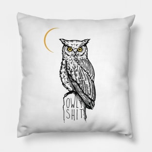 Owly Shit Pillow