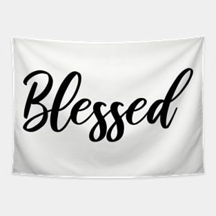 Blessed Script Tapestry