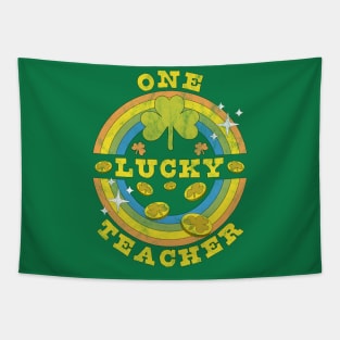 One Lucky Teacher St Patrick's Day Tapestry