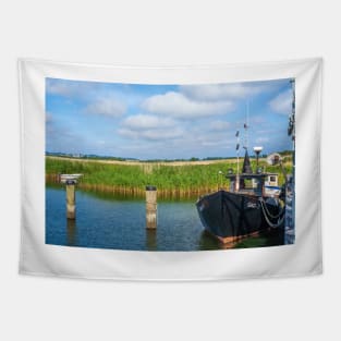 Boat, Gager, Ruegen, Mecklenburg-Western Pomerania, Germany Tapestry