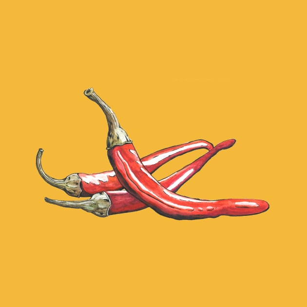 Hot Chili Peppers by LittleAmyLiz