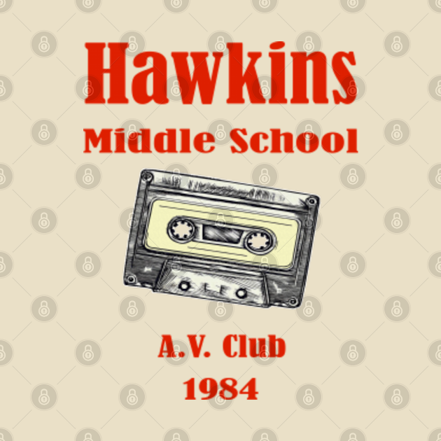 Hawkins Middle School A.V. Club Hawkins Middle School TShirt TeePublic
